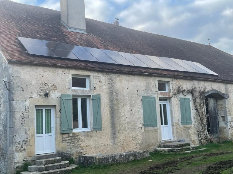 Installation photovoltaïque 6 kWc à Pellerey (21440)